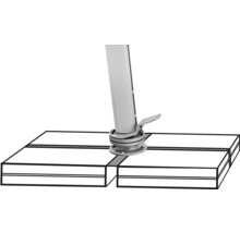 Base d''un support de parasol avec pédale