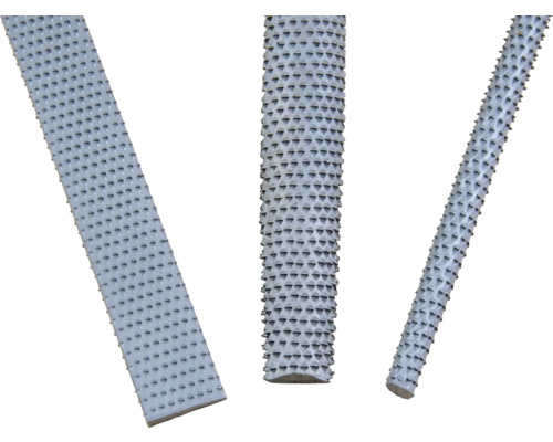 Trois râpes de différentes formes