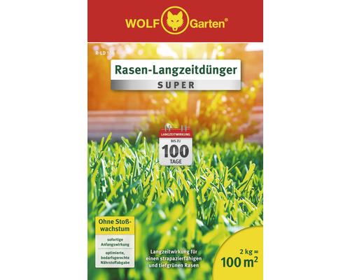 Wolf Garten Engrais gazon longue durée Super, emballage