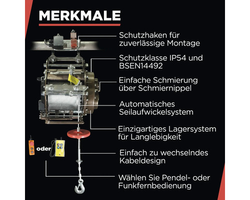 Gerüstaufzug Warrior 800 kg