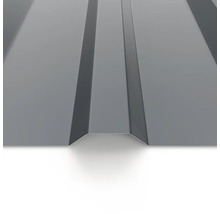 Gros plan d''une plaque de tôle trapézoïdale