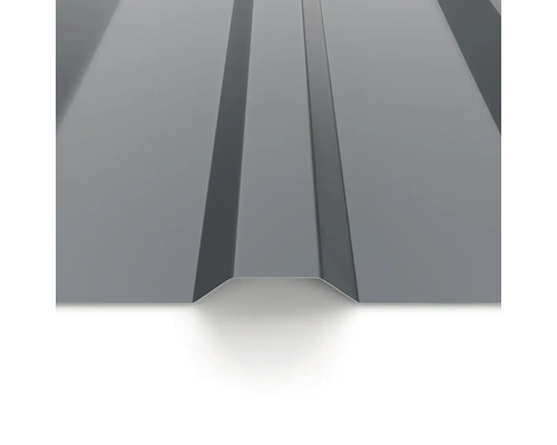 Gros plan d''une plaque de tôle trapézoïdale