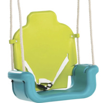 Kinderschaukel mit Seilen und Sicherheitsgurt