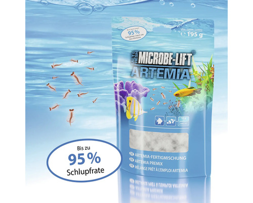 Microbe Lift Mélange prêt à l''emploi Artemia pour poissons