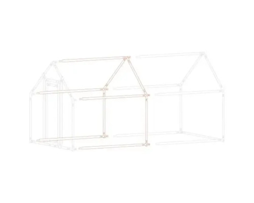 Rahmenkonstruktion eines Gewächshauses