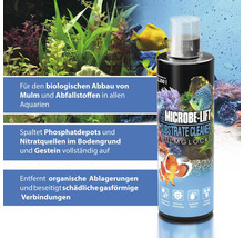 Microbe Lift Substrate Cleaner Flasche zur biologischen Reduzierung von Schlamm und Abfallstoffen in Aquarien