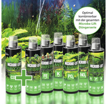 Microbe-Lift Düngerserie für Aquarienpflanzen, bestehend aus verschiedenen Nährstoffkomponenten