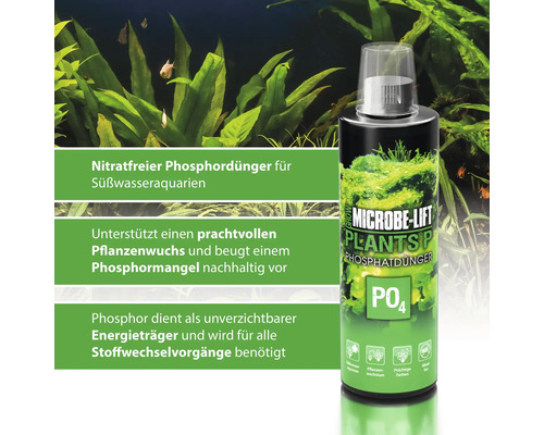 Microbe Lift Plants P Phosphatdünger für Süßwasseraquarien
