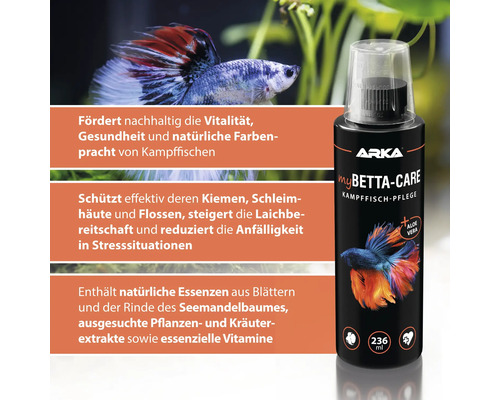 Arka myBetta-Care für Kampffische, 236 ml