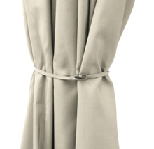 Rideau beige avec embrasse