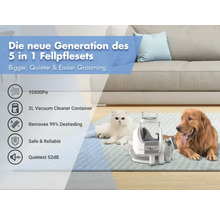 5 in 1 Tierhaarpflegeset mit Katze und Hund