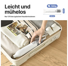 Haustierföhn mit Zubehör im Koffer