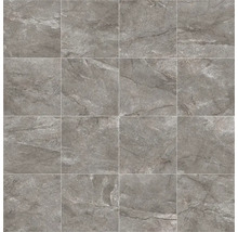 Carreaux de sol gris aspect marbre