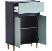 Armoire avec tiroir, deux portes et étagère