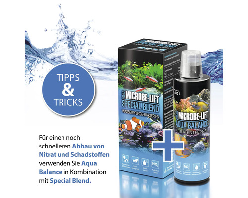 Microbe-Lift Special Blend und Aqua Balance für die Aquariumpflege