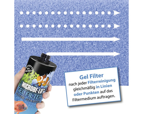 Microbe Lift Gel Filter Starter zur Filterreinigung