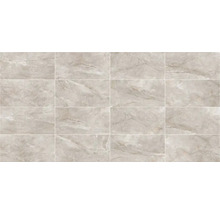 Carreaux rectangulaires avec structure en marbre, posés en grille
