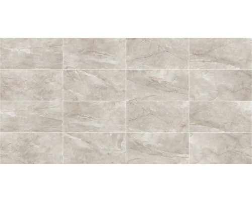 Carreaux rectangulaires avec structure en marbre, posés en grille