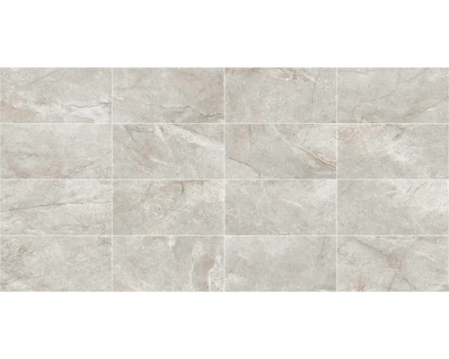 Carrelage aspect pierre, posé