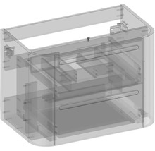 Waschtischunterschrank für Waschtischplatte Devo Gloria 2.0 BxHxT 70x50x42 cm premium white supermatt glatt