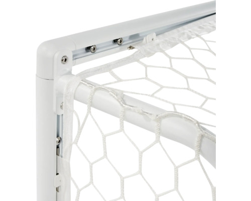 Détail d''un but de football avec filet
