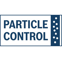 Symbol für Partikelkontrolle