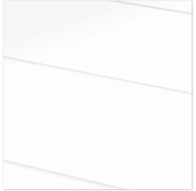 Porte intérieure Pertura Perla 05 Design blanc (semblable à RAL 9003) 86 x 198,5 cm gauche avec découpe HD (sans vitrage)