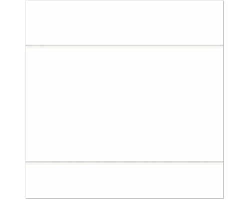 Papier peint blanc avec motif horizontal