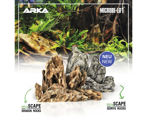 Dekorationssteine für Aquarien, Drachensteine und Seiryu-Steine