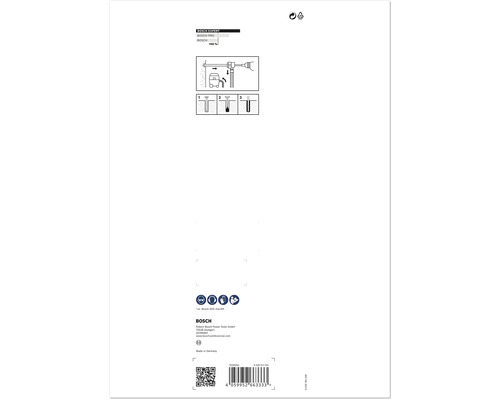 Instructions d''installation de la perceuse Bosch Expert