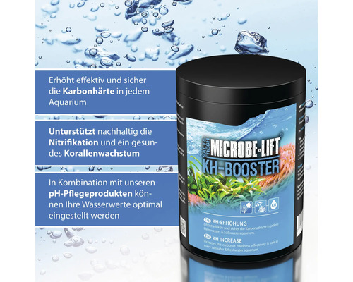 Microbe Lift KH Booster zur Erhöhung der Karbonhärte im Aquarium