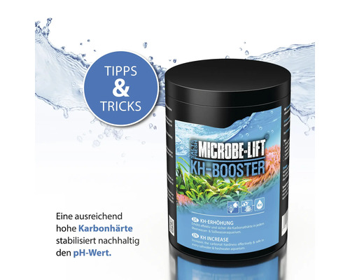 Microbe Lift KH Booster pour aquariums d''eau de mer et d''eau douce