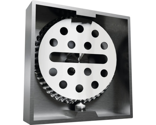 Roue dentée en métal dans un boîtier