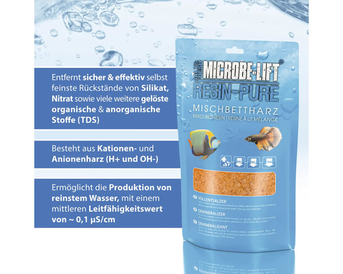 Microbe Lift Resin Pure Mischbettharz zur Entfernung von Silikat und Nitrat