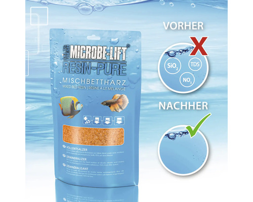 Microbe Lift Resin Pure Mischbettharz zur Wasseraufbereitung für Aquarien