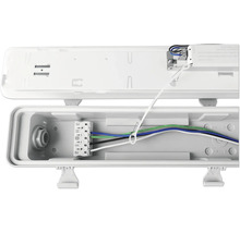 Applique LED fluo étanche pour locaux humides IP65 38W 6400 lm 4000 K General gris/blanc 149 cm
