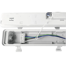 Applique LED fluo étanche pour locaux humides IP65 22,5W 4300 lm 4000 K Emergency blanc 120 cm