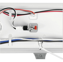 Applique LED fluo étanche pour locaux humides IP65 22,5W 4300 lm 4000 K Emergency blanc 120 cm