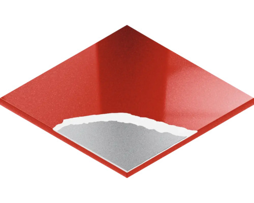 Rote selbstklebende Fliesenfolie