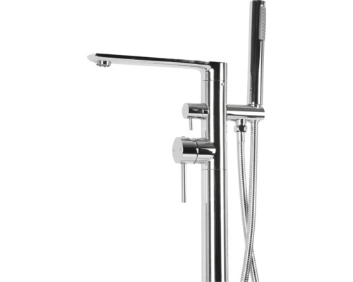 Freistehende Badewannenarmatur mit Handbrause