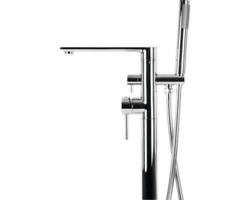 Freistehende Badewannenarmatur mit Handbrause