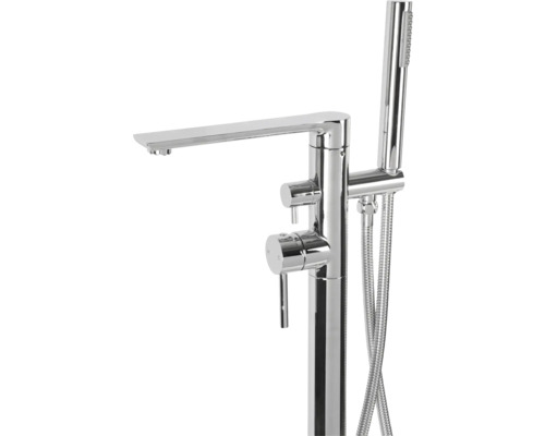 Freistehende Badewannenarmatur mit Handbrause