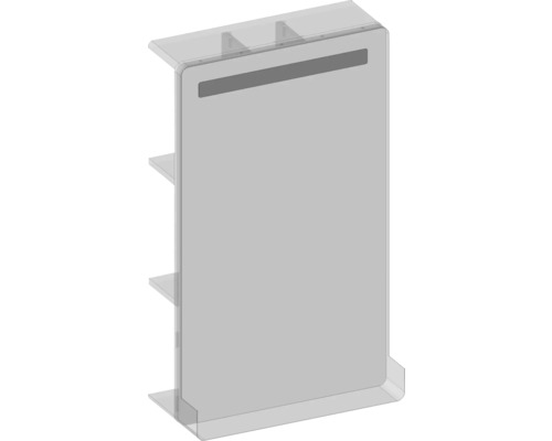 Étagère murale en plastique à plusieurs niveaux