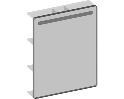 Tablette avec deux étagères