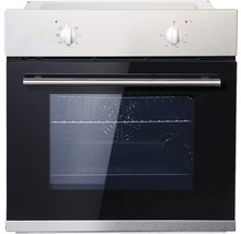 Einbaubackofen mit Sichtfenster und Drehknöpfen