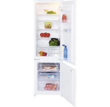 Geöffneter Kühlschrank mit Lebensmitteln