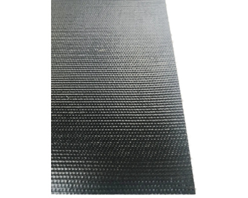 Feuille de bassin noire avec structure à picots