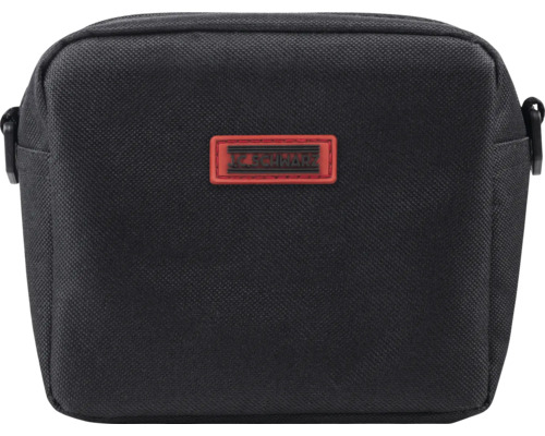 Schwarze Werkzeugtasche mit J. F. Schwarz Logo