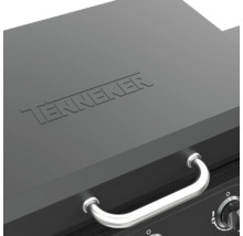Vue détaillée d''un barbecue Tenneker avec couvercle et poignée