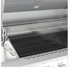 Innenansicht eines Grills mit Grillrost